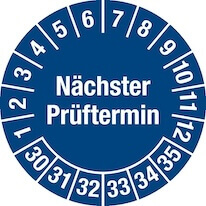 Beispielhafte Darstellung einer Prüfplakette �